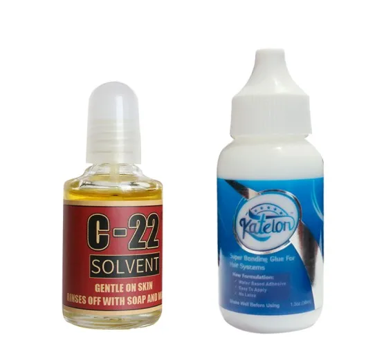 1 glue and 1 remover 1,3 унций Katelon кружевной парик Клей Бонд клей и C-22 лента для удаления волос для кружевного парика, парик для удаления волос - Цвет: 1 glue and 1 remover