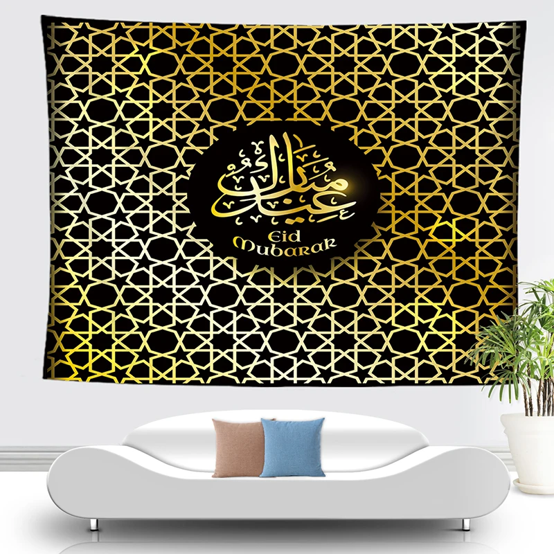 Настенный гобелен с подвесной лампой декор настенное одеяло в виде замка Новое