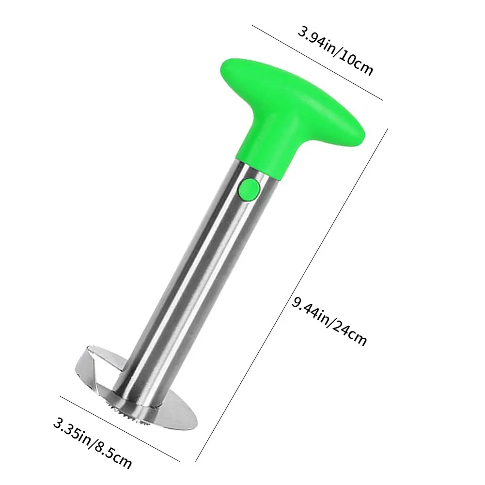 

Pineapple Core Remover Pineapple Peeler Slicer Non-Slip Plastic Handle Stainless Steel Hand Tool Kitchen Gadgets Fruit Tools