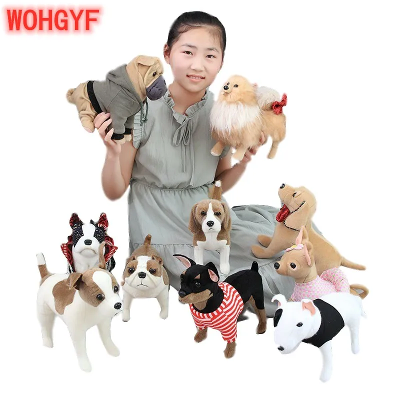 Имитация Тедди собака Пудель Чихуахуа Померанский лабрадоры шар пей реальная