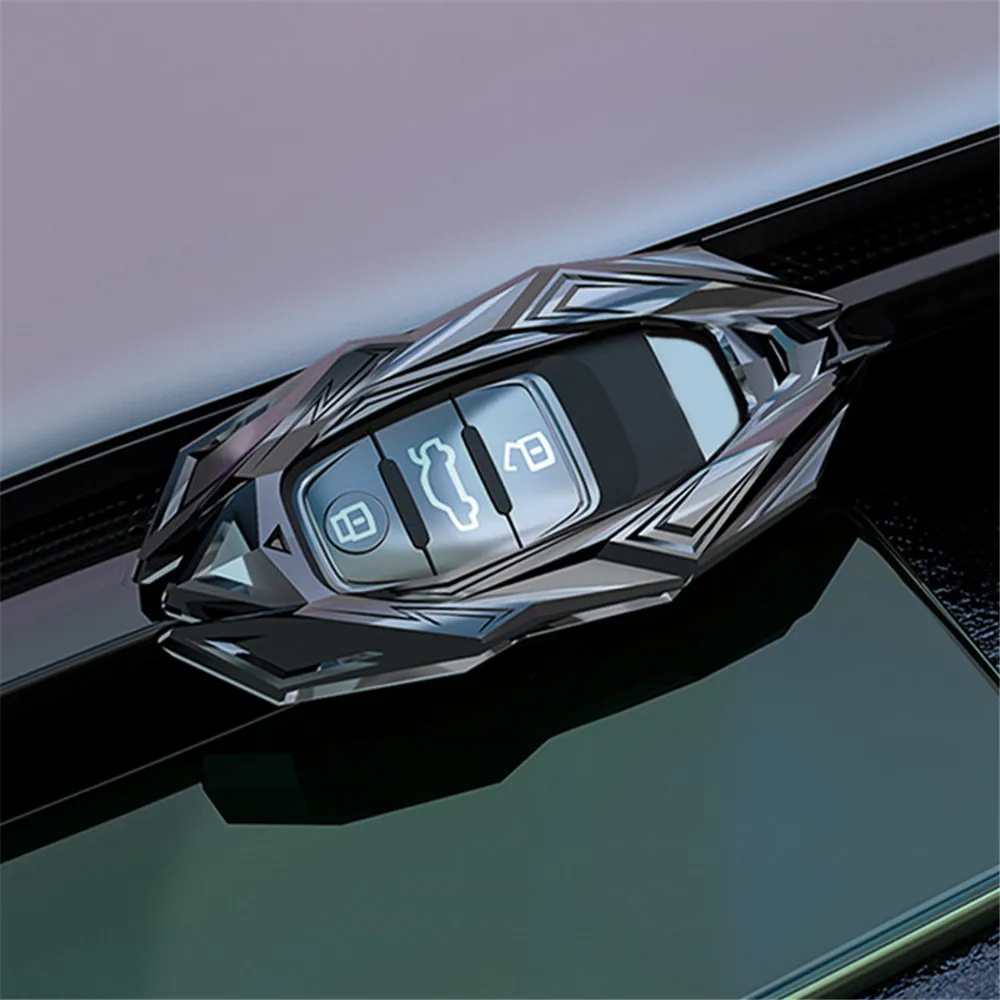 Чехол для ключей Audi чехол S5 A4L A6L Q5 A5 A7 A8 S7 металлический корпус из цинкового сплава