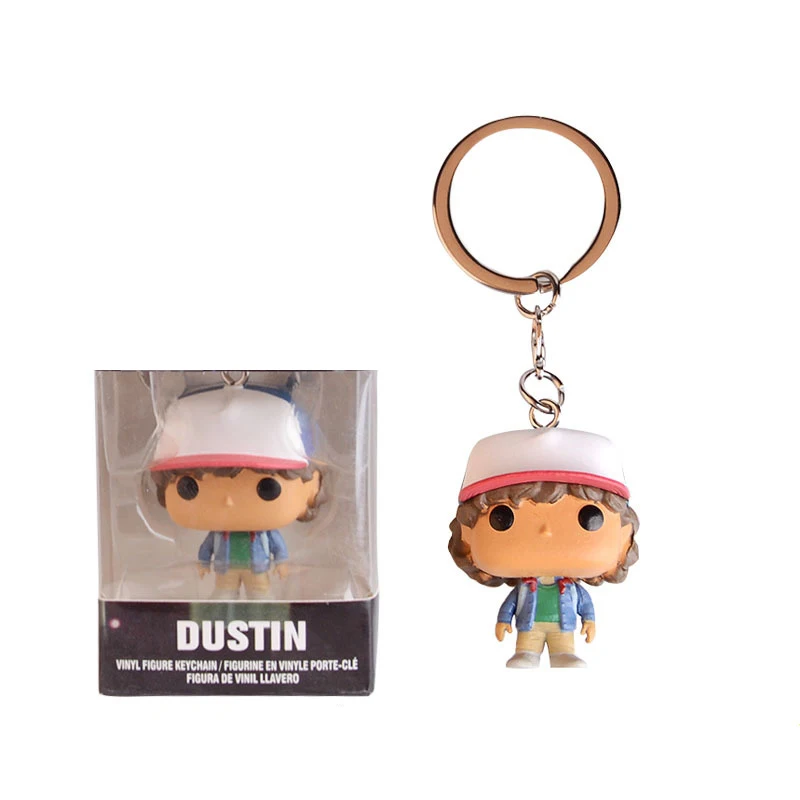 Карманный Брелок FUNKO очень странные дела и Дастин экшн-фигурка Коллекционная