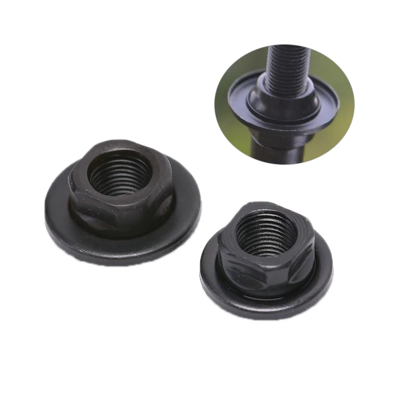 

1pc Bicycle Hub Nut Fixed Gear Front Rear Axle Screw S/L Shaft Supplies Bike Parts