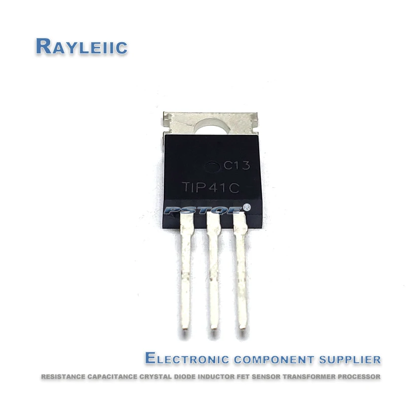 Новый оригинальный TIP41C TIP41 TO220 Силовые транзисторы NPN 6A 100V Мощность транзистор в