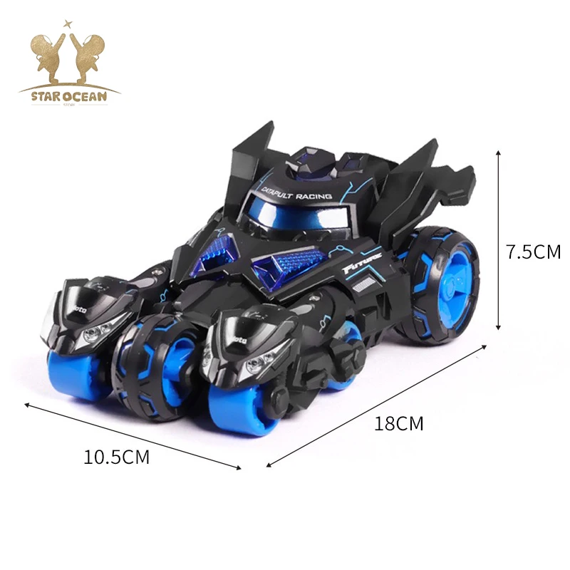 Новинка 1:32 Batmobile преобразование электрической энергии модели автомобилей из сплава 3 в 1 гоночный автомобиль катапульта игрушки для детей