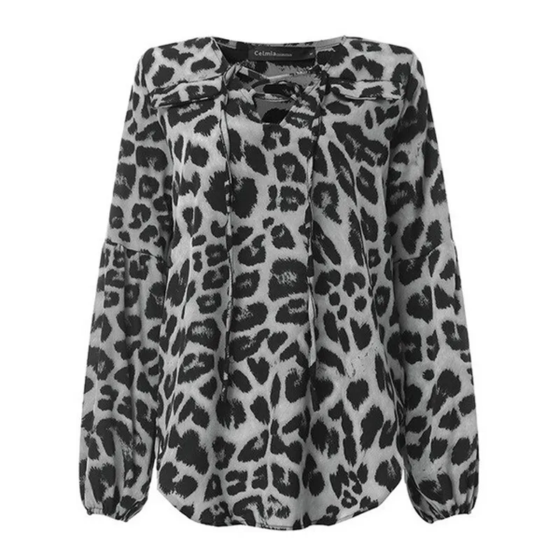 XXL женская Свободная рубашка осень-весна топы с длинным рукавом в горошек