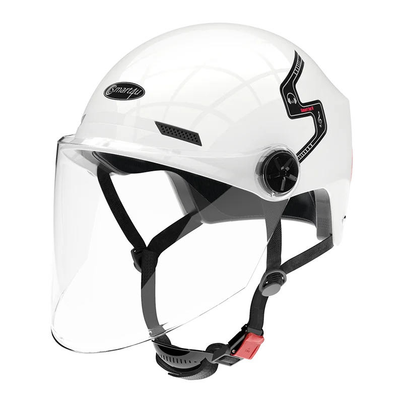 E10-White Smart4u наружный SH55M 6 светодиодный Предупреждение льный светильник умный мотоциклетный шлем SOS оповещение Walkie Talkie велосипедный задний шлем с лампой - Цвет: E10-White