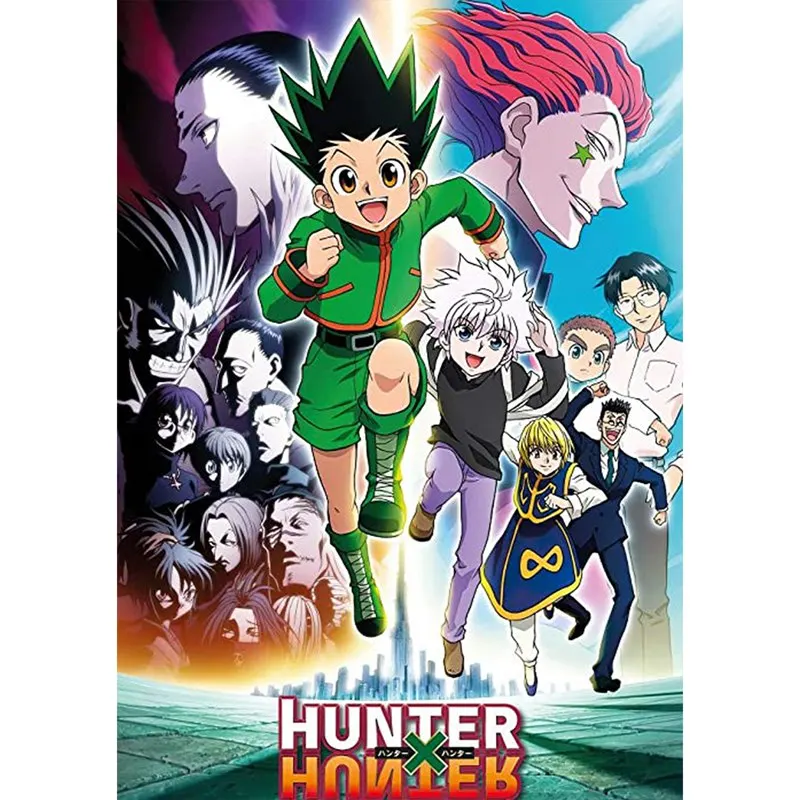 Hunter X Anime Poster Killua Zoldyck Kurapika Gon Freecss Hisoka Wall Decoration Canvas Print Painting Home Room Decor | Дом и сад