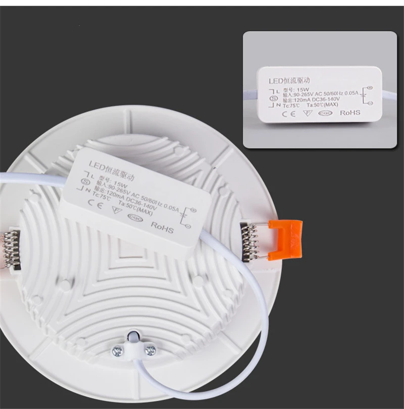 Светодиодный вниз светильник 220V LED пятно света светодиодный вниз светильник с регулируемой яркостью, 3 Вт, 5 Вт, 7 Вт, 9 Вт, 12 Вт светодиодные утопленный ультратонкое естественное освещение CRI> 80 светодиодный потолочный светильник светодиодный-лампа с плафоном