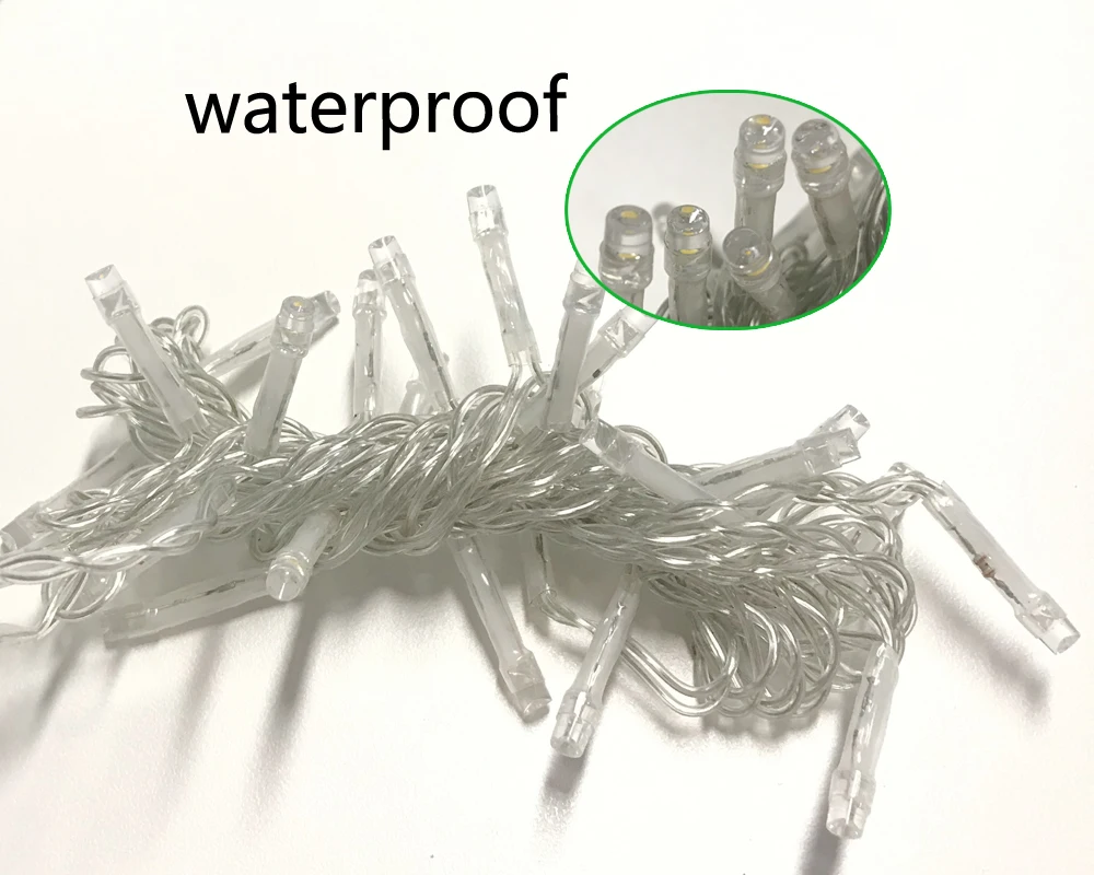 

LED Curtain light Remote 3x3M 300 leds Icicle String Lights 8 Modes for Wedding Festival Party Ceremony Christmas decoration