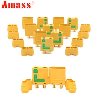 5 10 50pcs xt90s amass xt90s xt90 s connector malefemale for fpv drone battery connector