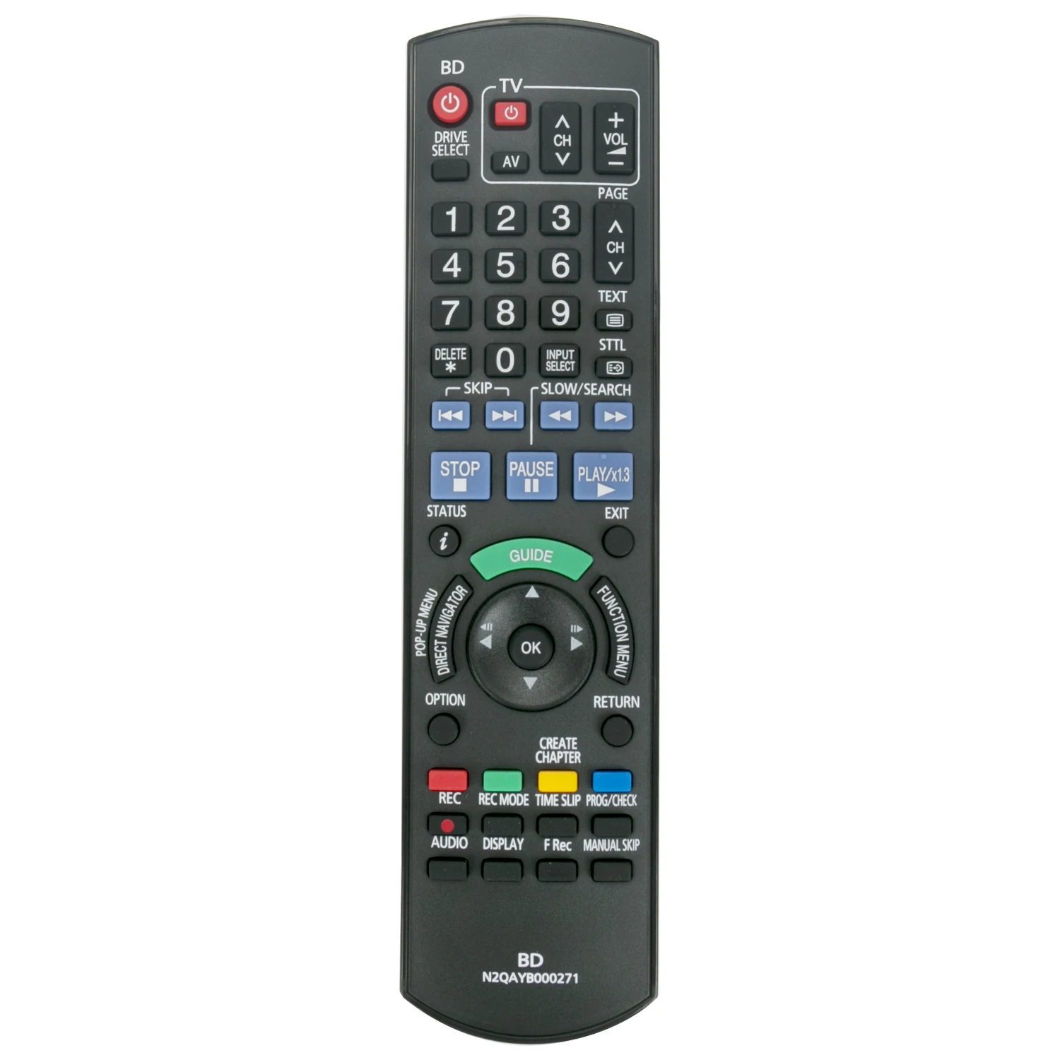 Новый пульт дистанционного управления N2QAYB000271 для PANASONIC Blu Ray DVD DMRXW380 DMRXW385 DMRXW390
