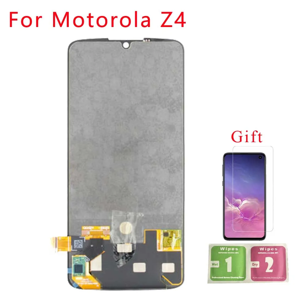 ЖК дисплей для Motorola Moto Z4 сенсорный экран дигитайзер XT1980 3 4 LCD|Экраны мобильных