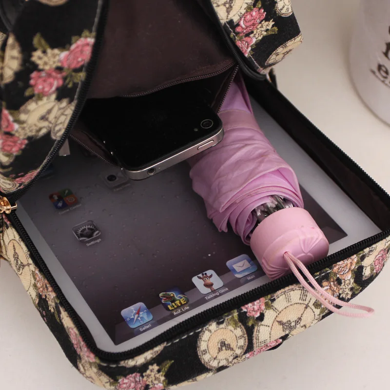 

Fashionable Wild Nylon Backpack 2019 Oxford Cloth Mini Backpack Female Korean Canvas Women Bag