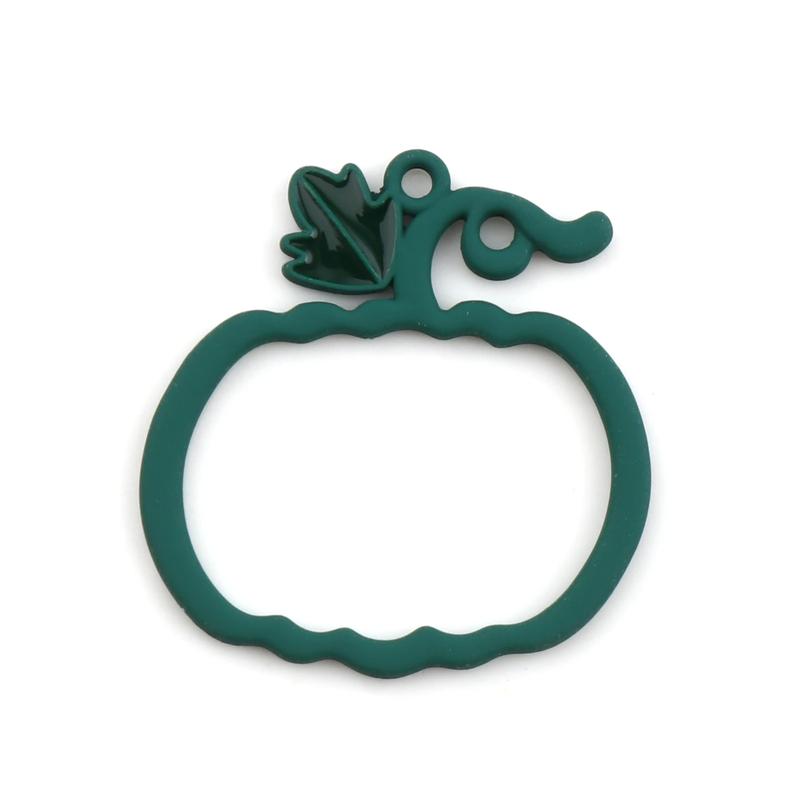 Подвески в виде тыквы на Хэллоуин 10 шт. сплав цинка кофейный красный желтый