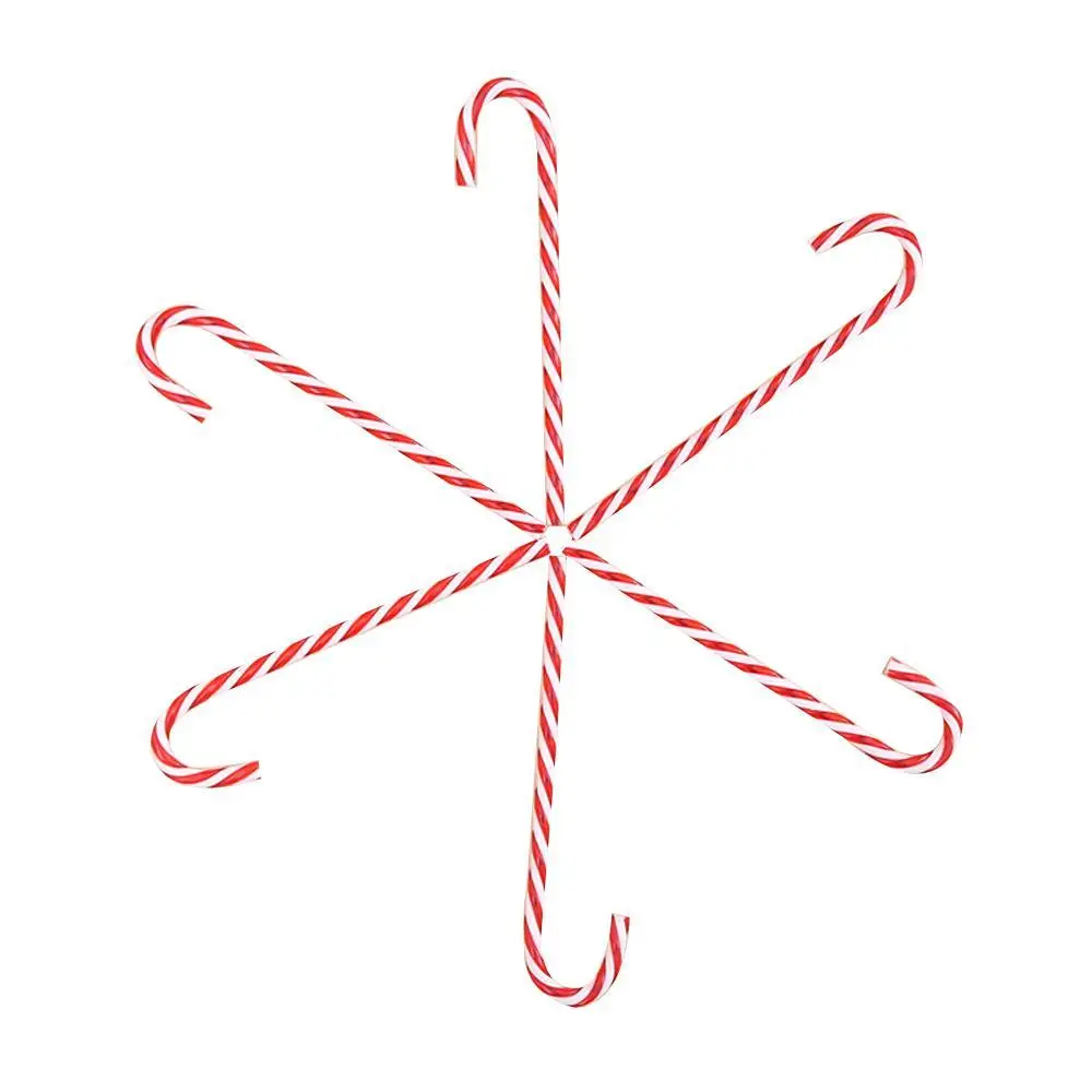 6 шт./лот карамельный кулон Рождественская елка Декор висячие украшения для