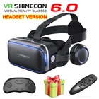 Очки виртуальной реальности VR Shinecon 6,1, 3D очки с технологией Google Cardboard, гарнитура, очки, гарнитура, шлем для смартфона