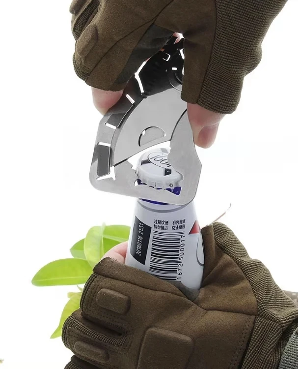 Новый многофункциональный нож с волчьей головкой инструмент для карт кошелек из