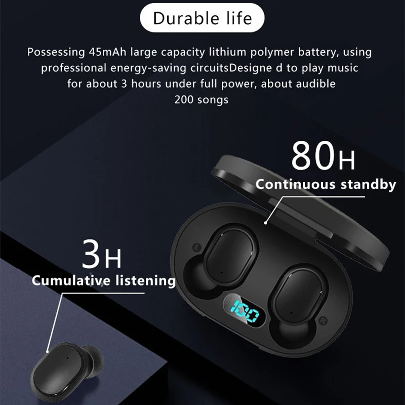 A6L наушники вкладыши TWS беспроводной Bluetooth 5 0 Hands Free Спорт Беспроводная гарнитура
