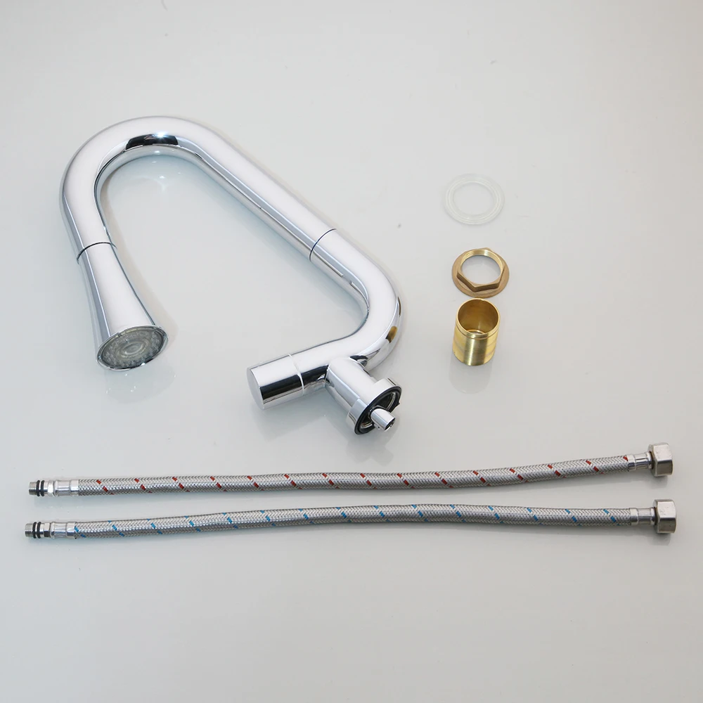 

Torayvino LED Contemporary Special Design Basin Faucet Chrome Polished Deck Mounted Single Handle Single Hole Basin Mixer Tap