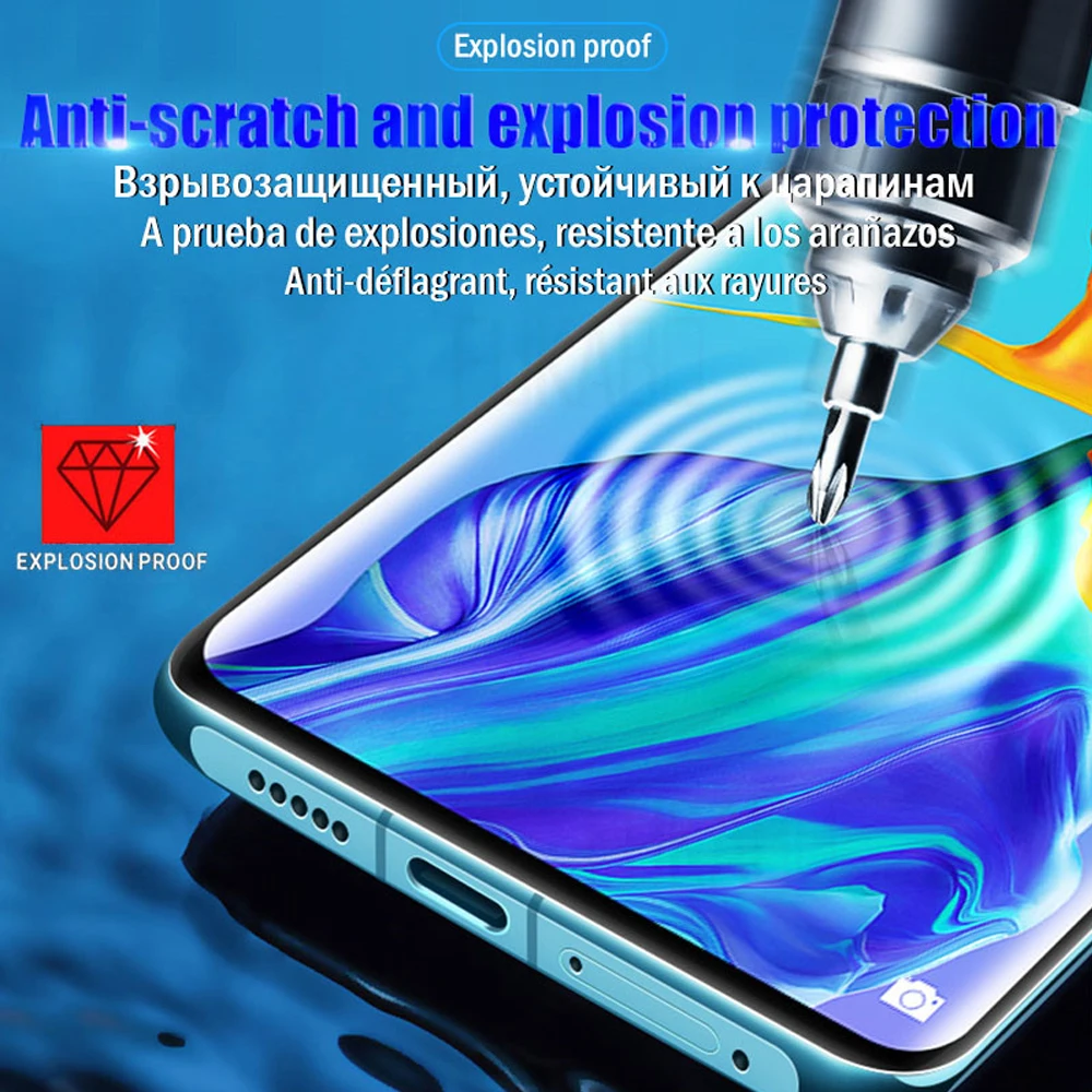 2 шт. для huawei y5 lite y6 y7 prime pro 2019 2018 Гидрогелевая пленка мягкая полная защита экрана