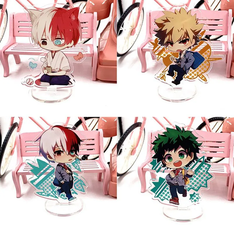 

1Pc New Cute My Hero Academia Anime No Hero Academy Acrylic Stand Figure Desktop Decor Collection Model Toys Gift