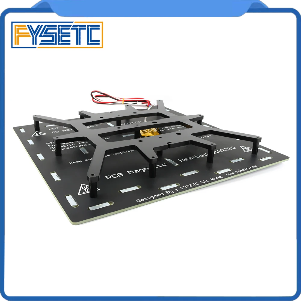 Черный Алюминиевый Y карета анодированная пластина для горячей кровати опорная