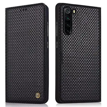 Магнитный чехол для мобильного телефона из натуральной кожи для Xiaomi Redmi Note 8/Xiaomi Redmi Note 8 Pro, чехол с подставкой, чехол
