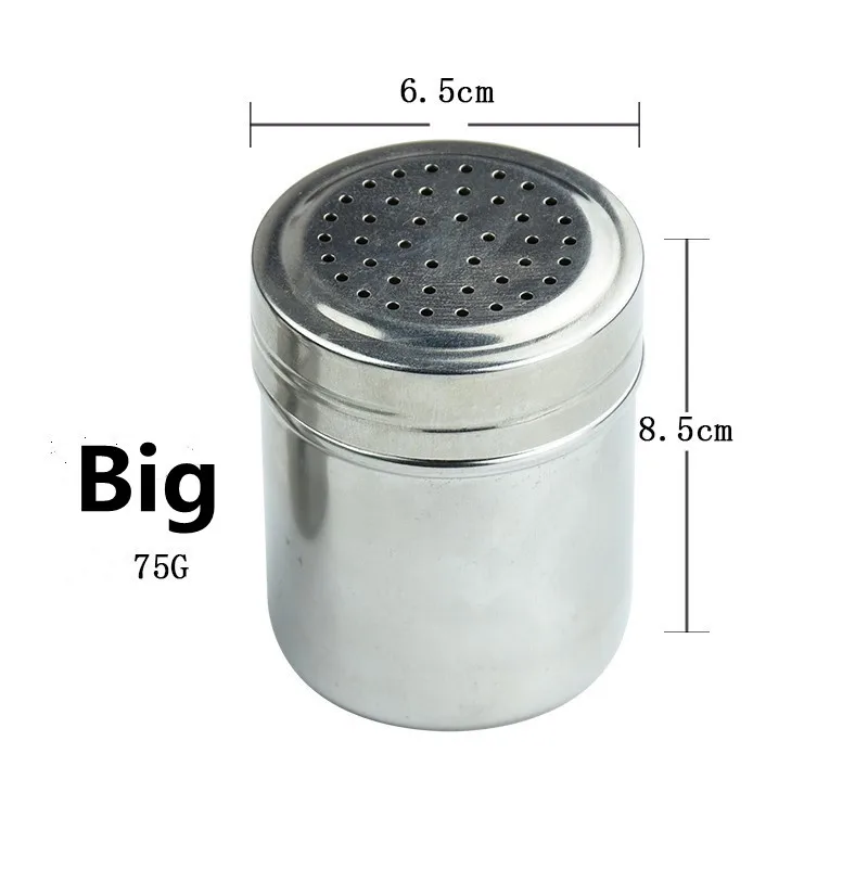

Stainless Steel Barbecue Seasoning Salt / Sesame Pepper Rotary Spilling Pot