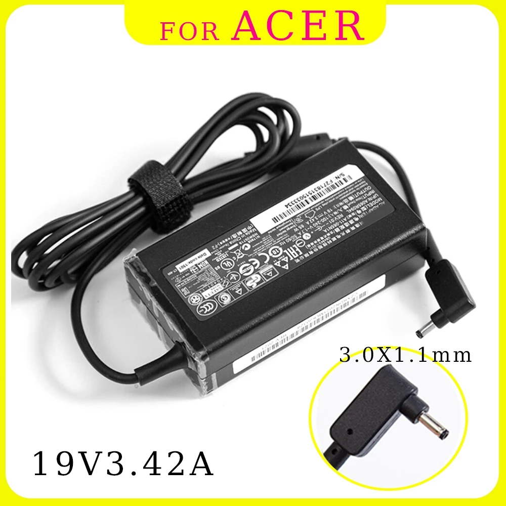 

19V 3.42A Laptop Adapter Charger For Acer Chromebook 15 14 13 11 R11 CB3 CB5 CB5-571 C720 C720p C740 Acer Aspire P3 P3-131 R14