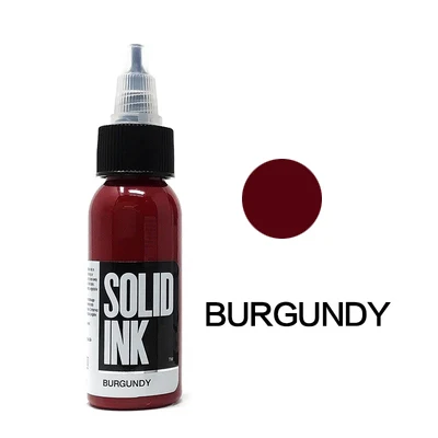 Tinta чернила для татуировки пигмент микроblading pigmento pigmentos tintas para tatuajes tinta tatuaje encre tatouage тату цвета - Color: Burgundy