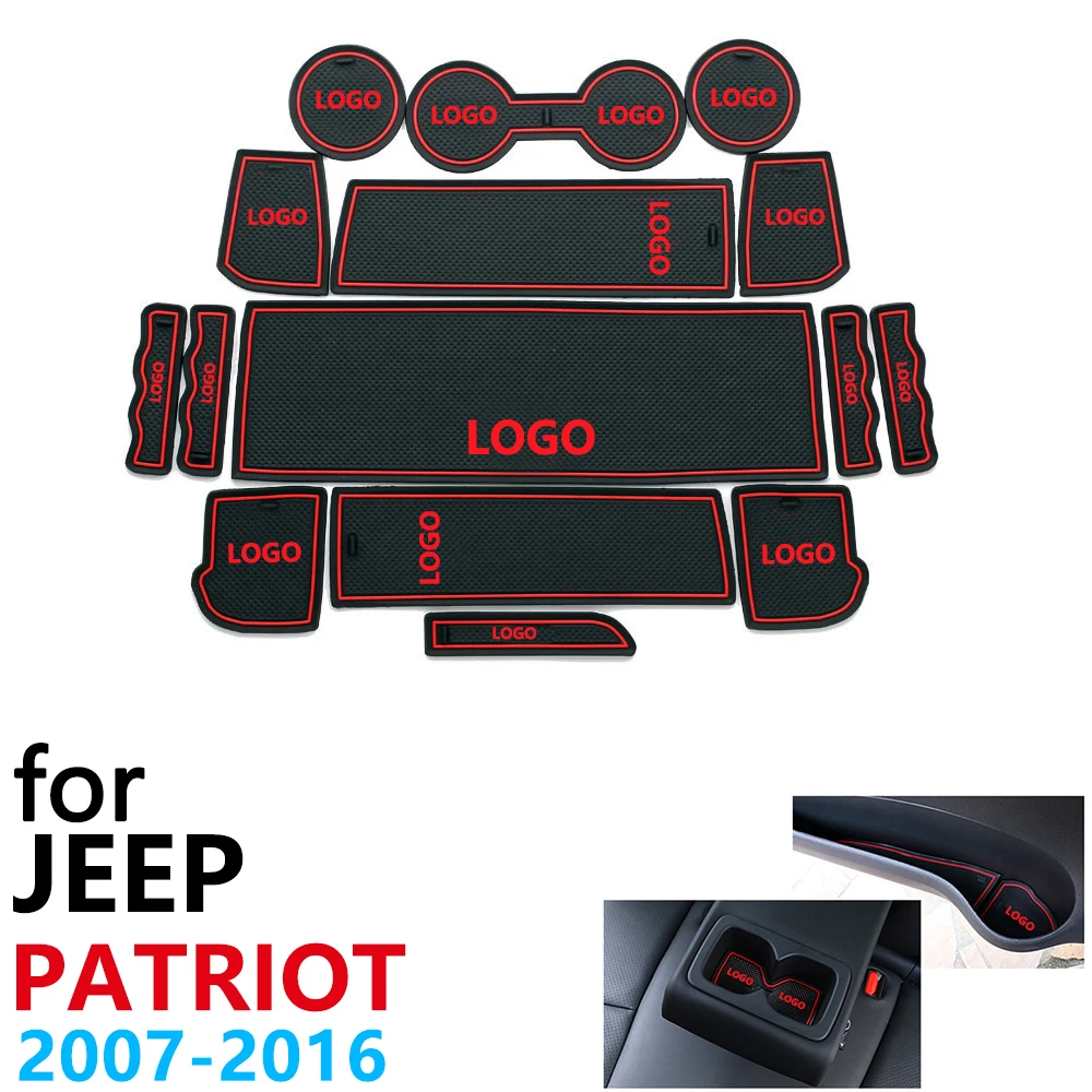 Противоскользящий резиновый коврик для подстаканника дверной паз Jeep свобода