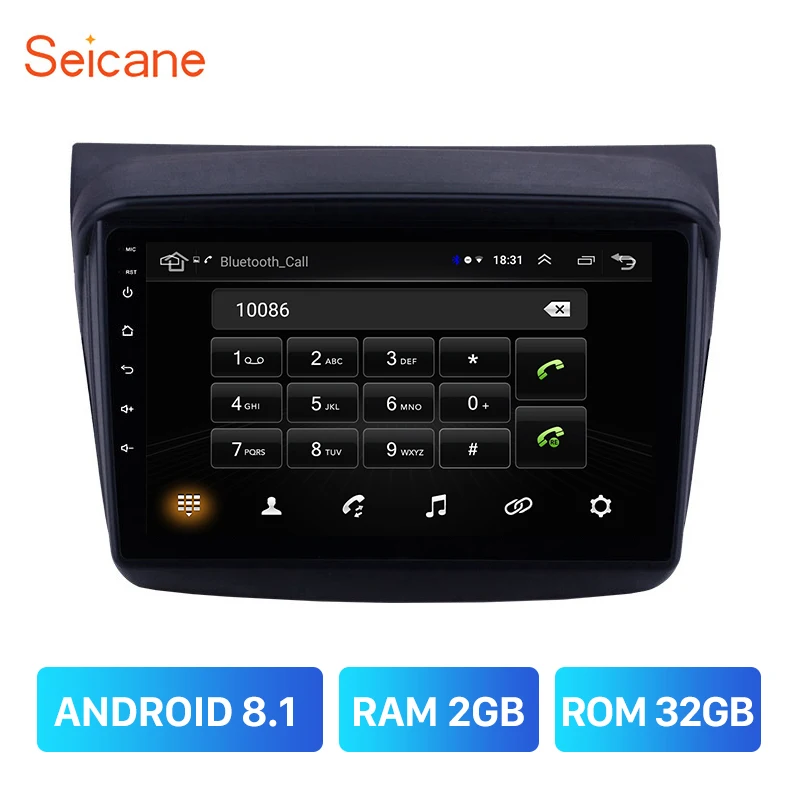 Автомагнитола Seicane 9 &quot Android 8 1 GPS головное устройство для MITSUBISHI PAJERO Sport/L200/2006 +