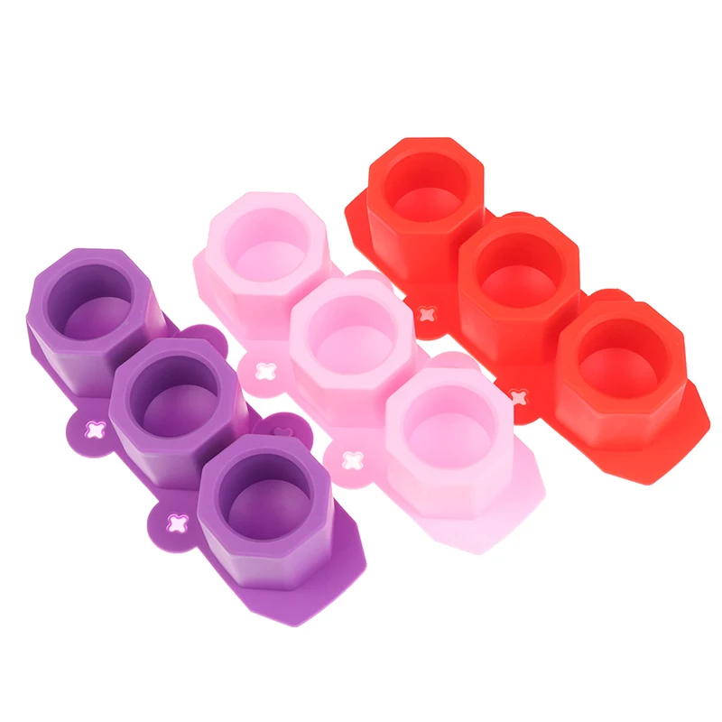 3 отверстия цветочный горшок форма для вазы кактус цементные формы силиконовые DIY