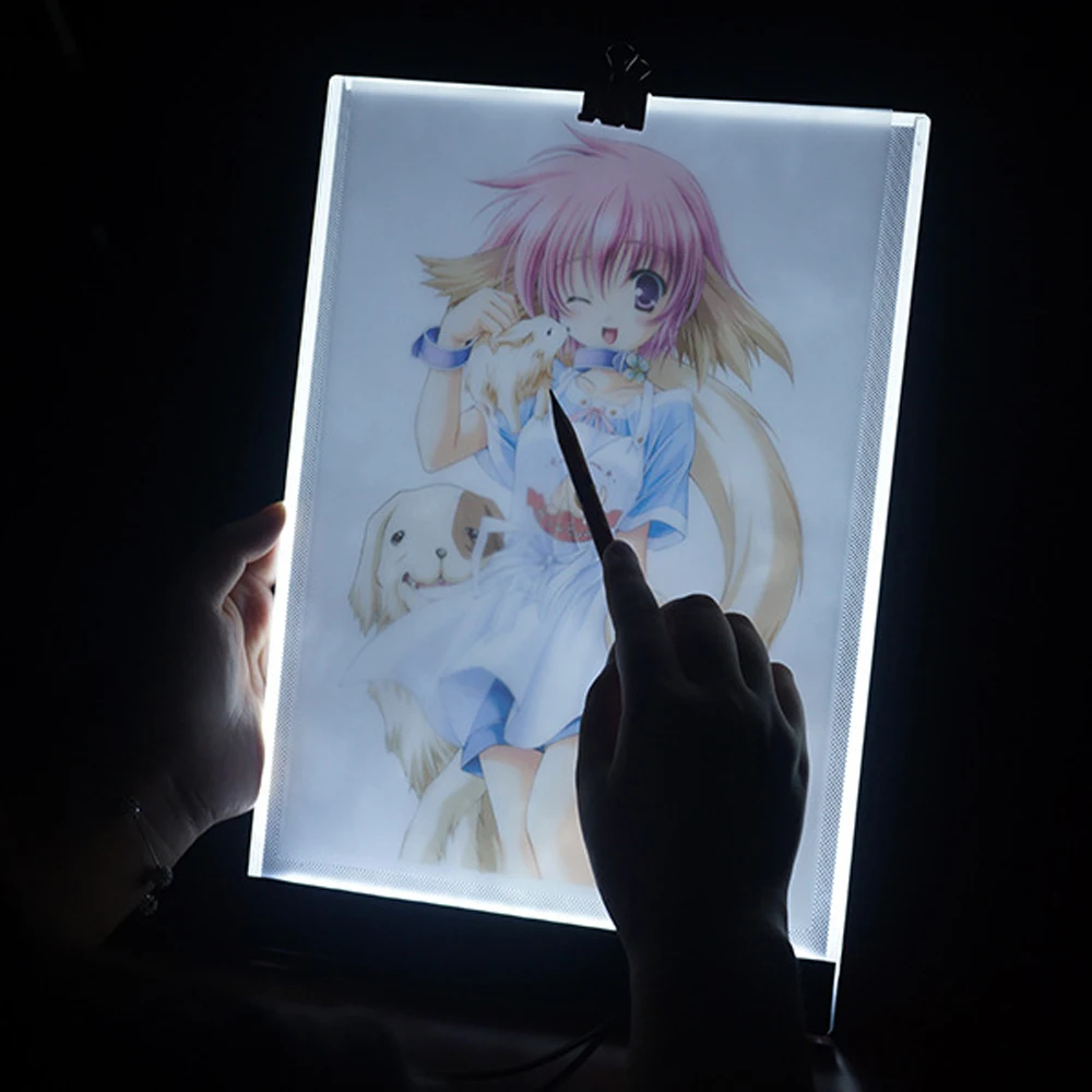 

A4 LED Drawing Tablet Digital Graphic Tablets Light Box Electronic Tracing Copy Board Art Painting Writing Table Pad Toy