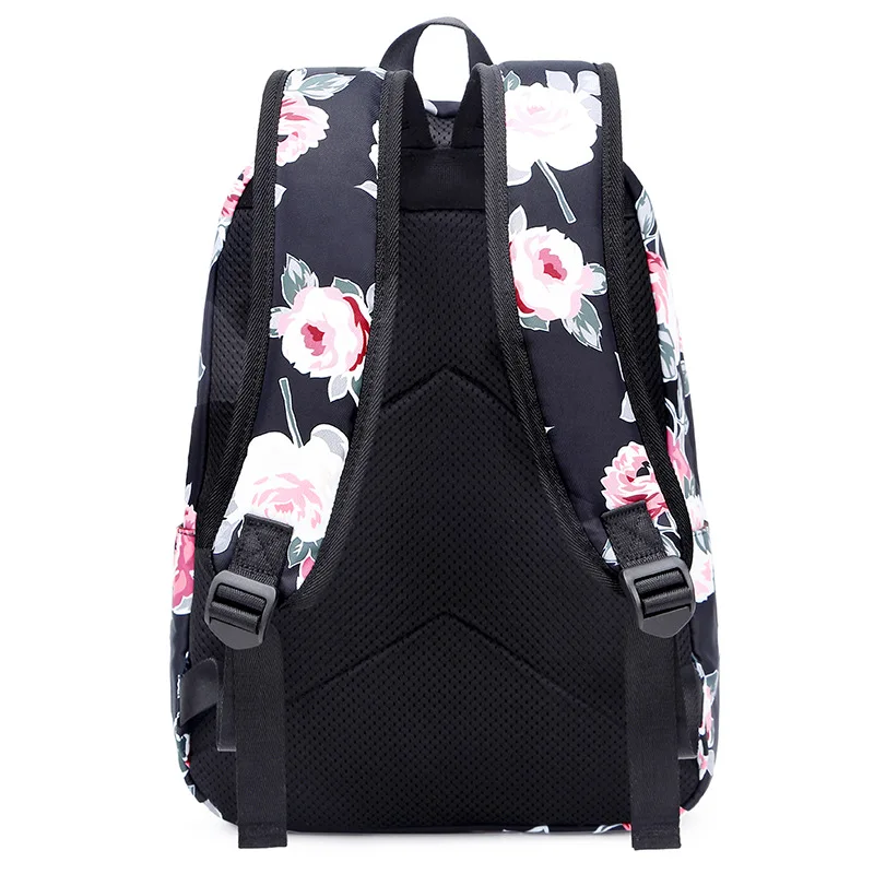 

3 pcs children School Bags Teenagers girls fashionPrinting Backpack Women Backpack set Casual travel Rucksack laptop backpack