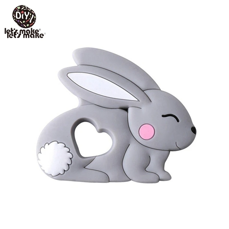 Let'S Make 1Pc Silicone Baby Teether Toddler Toys Diy Stroller Accessories For Pacifier Chain Owl Food Grade Toys Baby Teether - Цвет: 1ER12959