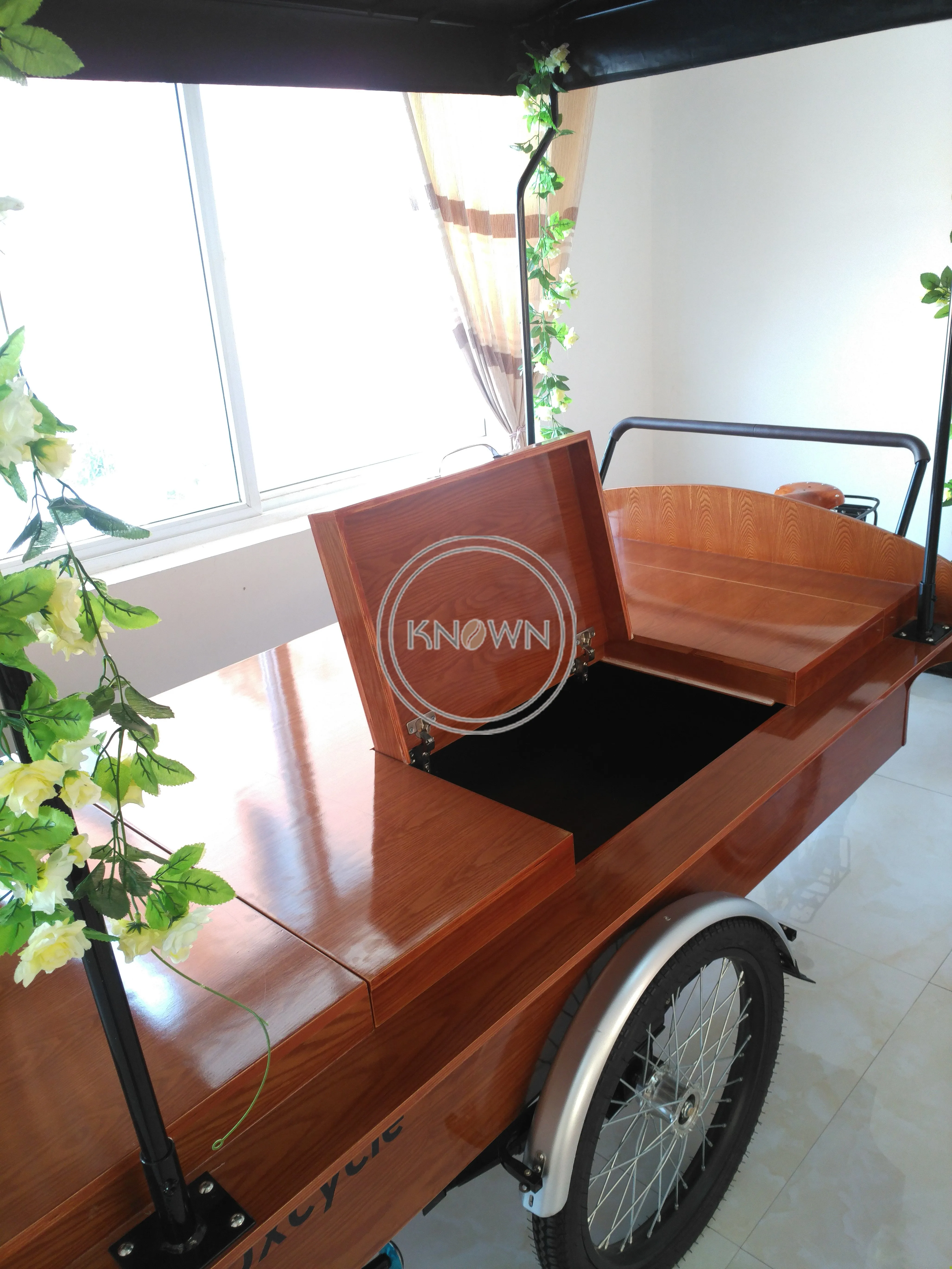 Семейный велосипед для кофейни продовольственная тележка горячая