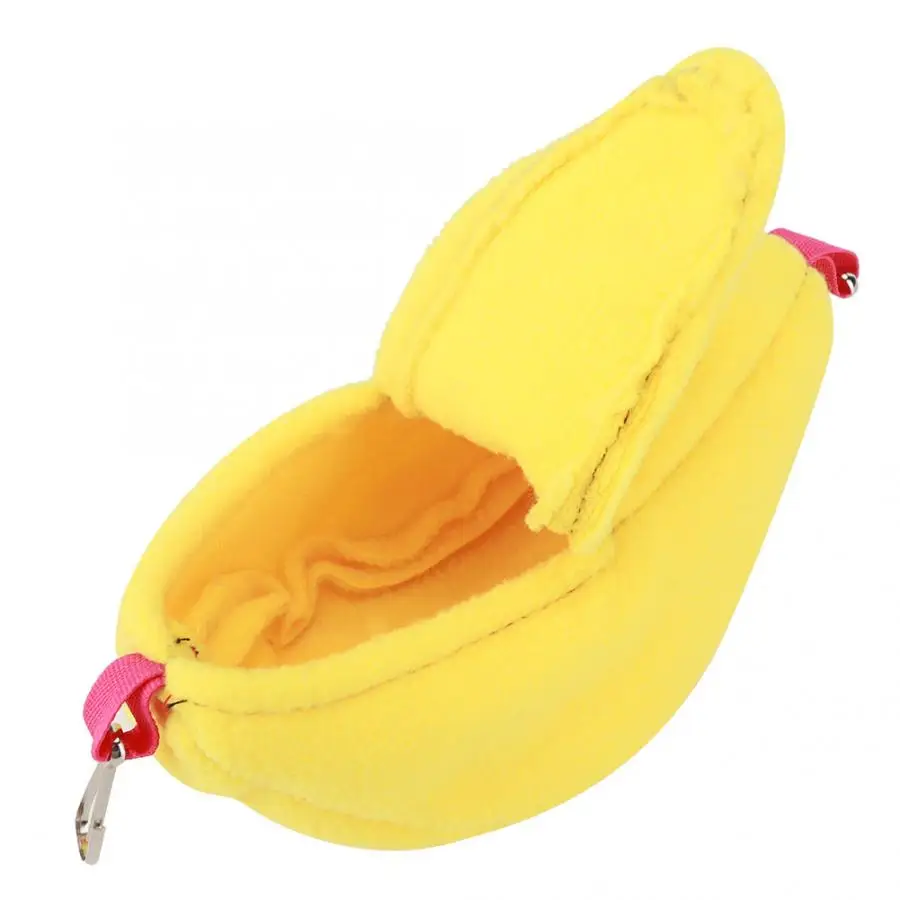 Домик хомяка клетка зима маленький питомец в форме банана переноска для висячий