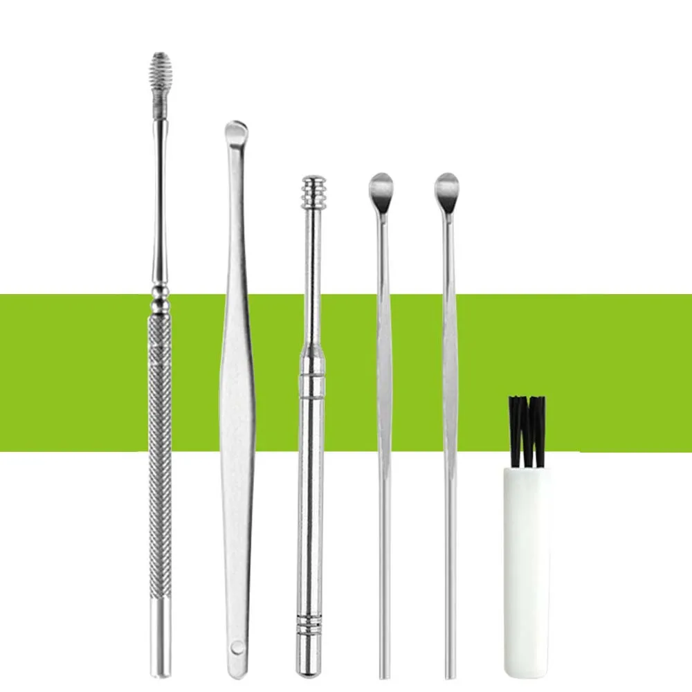Спиральные амбушюры из нержавеющей стали набор 6 спиральных ушей инструмент для