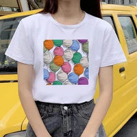 short sleeve funny t shirt colorful balloons printed top tees women t shirt harajuku female clothessummer fashion