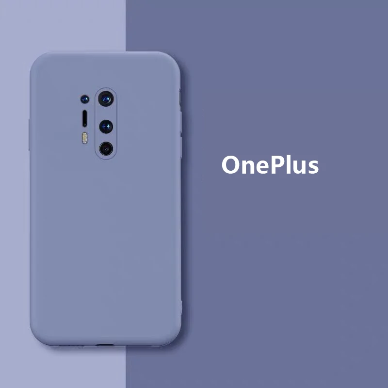 

Waterproof Phone Case For Oneplus 9 Pro Liquid Silica Gel Flannel Soft Shell For Oneplus 8T Case Anti Drop Protective Sleeve