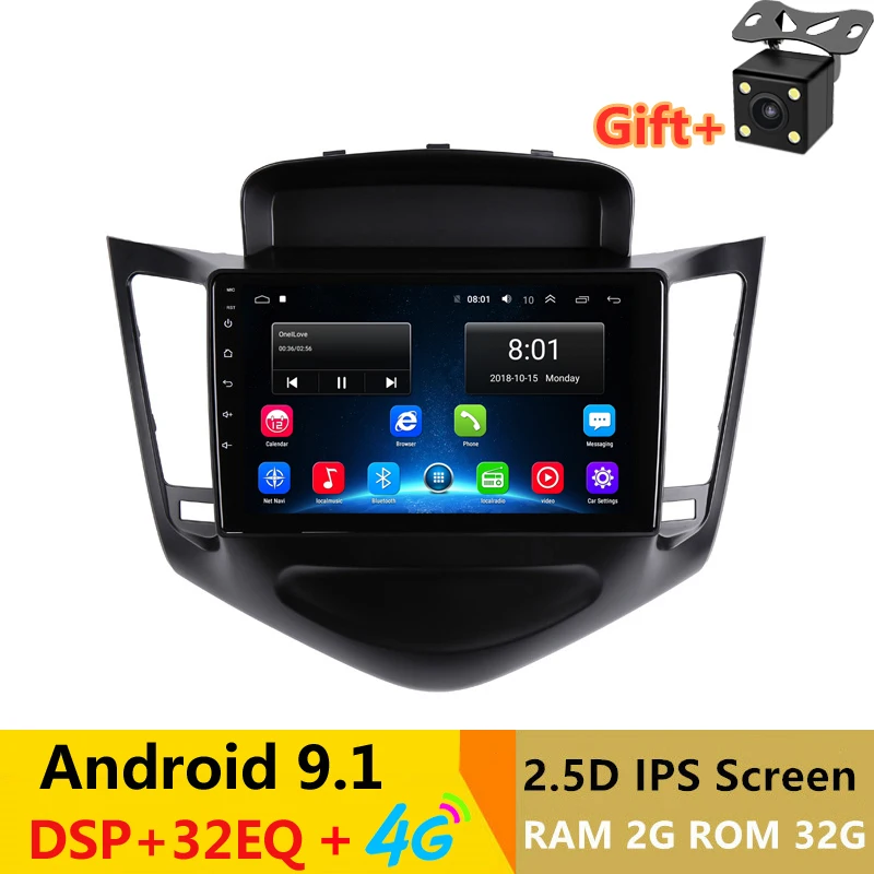 9 дюймовый автомобильный DVD на основе Android GPS для Chevrolet Cruze 2008 2009 2010 2011 2012 стерео