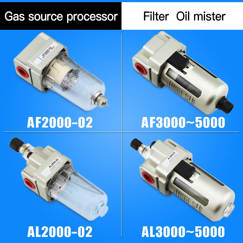 Пневматические компоненты SMC типа air source filter AF2000 02 3000 03 4000 04|Пневматические