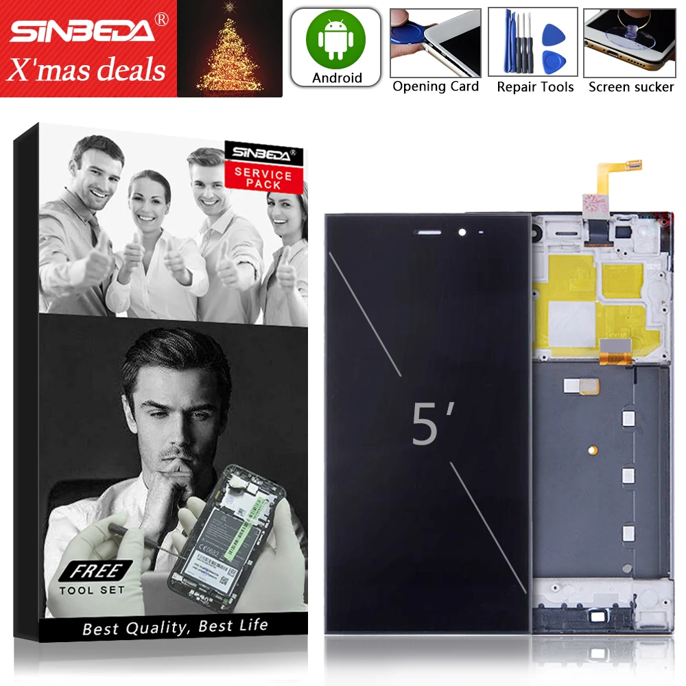 Оригинальный дисплей TDS CDMA WCDMA 5 0 ''для XIAOMI Mi3 ЖК сенсорный экран с рамкой для Xiaomi