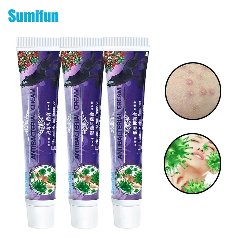 

Sumifun 40Pcs Antibacterial Skin Care Psoriasis Ointment Dermatitis Eczema Treatment Cream