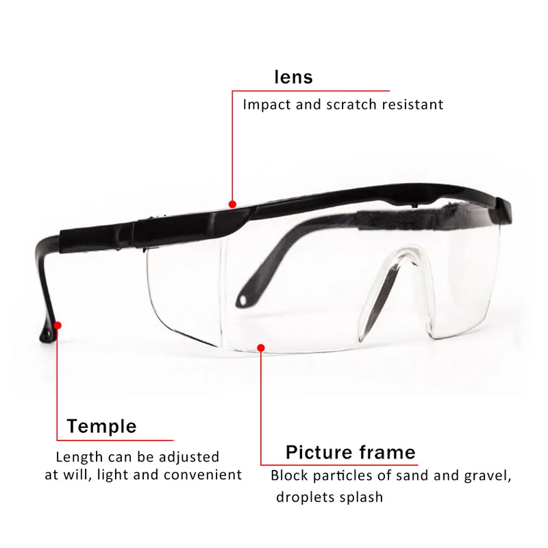 PC очки для защиты глаз защитные лабораторная защита Рабочая Лаборатория