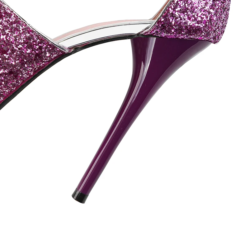 2019 г. женские летние блестящие роскошные босоножки на высоком каблуке 14 см и