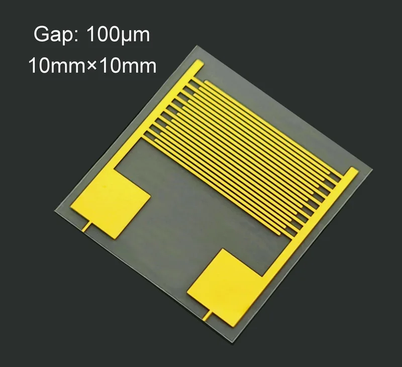 

100um Flexible PET Interdigital Electrode Capacitance Array Gas Biological Humidity Sensor Chip