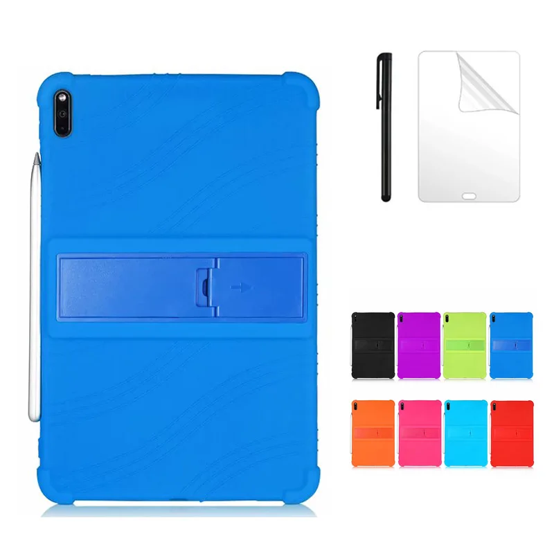 

Для Huawei MatePad Pro 10,8 2019 полная защита Регулируемая подставка чехол для MatePad Pro 10,8 силиконовый чехол для детей + ручка